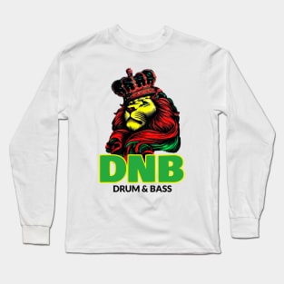 DNB - Lion King Crown (green) Long Sleeve T-Shirt